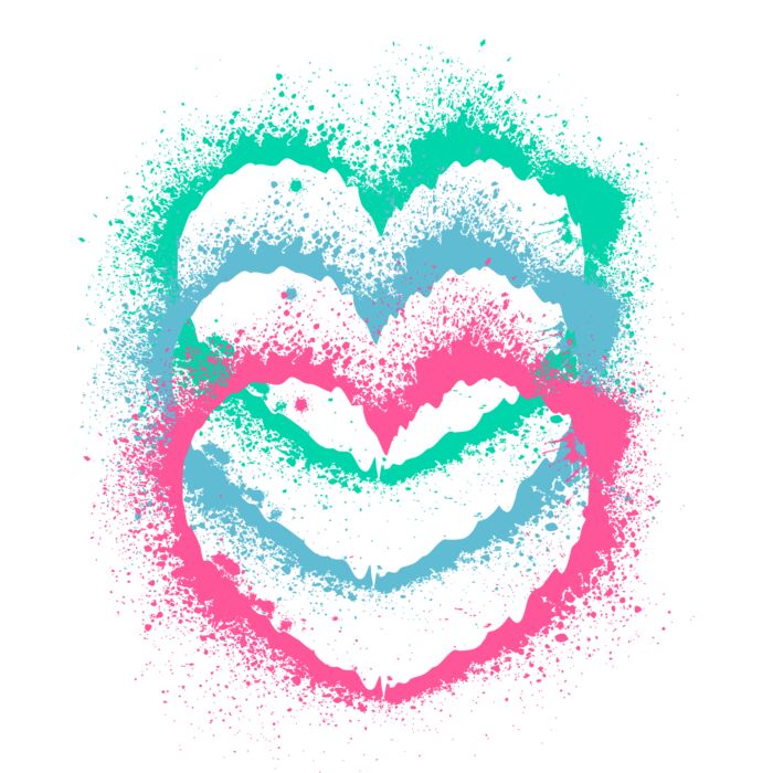 Splatter hearts Thumbnail