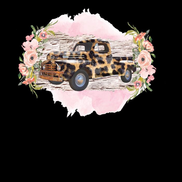 Pink leopard vintage truck Thumbnail