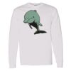 16x20 PRINT AREA Heavy Cotton™ Long Sleeve T-Shirt Thumbnail
