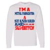 16x20 PRINT AREA Heavy Cotton™ Long Sleeve T-Shirt Thumbnail