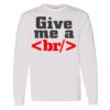 16x20 PRINT AREA Heavy Cotton™ Long Sleeve T-Shirt Thumbnail
