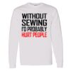 16x20 PRINT AREA Heavy Cotton™ Long Sleeve T-Shirt Thumbnail