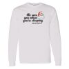 16x20 PRINT AREA Heavy Cotton™ Long Sleeve T-Shirt Thumbnail