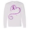 16x20 PRINT AREA Heavy Cotton™ Long Sleeve T-Shirt Thumbnail