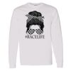 16x20 PRINT AREA Heavy Cotton™ Long Sleeve T-Shirt Thumbnail