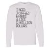 16x20 PRINT AREA Heavy Cotton™ Long Sleeve T-Shirt Thumbnail