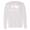 16x20 PRINT AREA Heavy Cotton™ Long Sleeve T-Shirt Thumbnail
