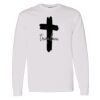 16x20 PRINT AREA Heavy Cotton™ Long Sleeve T-Shirt Thumbnail
