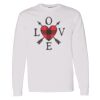 16x20 PRINT AREA Heavy Cotton™ Long Sleeve T-Shirt Thumbnail
