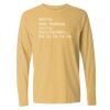 16x20 PRINT AREA Comfort Colors Long Sleeve T-Shirt Thumbnail