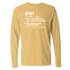 16x20 PRINT AREA Comfort Colors Long Sleeve T-Shirt Thumbnail