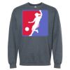 16x20 PRINT AREA Softstyle® Midweight Crewneck Sweatshirt Thumbnail