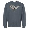 16x20 PRINT AREA Softstyle® Midweight Crewneck Sweatshirt Thumbnail