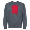 16x20 PRINT AREA Softstyle® Midweight Crewneck Sweatshirt Thumbnail