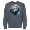 16x20 PRINT AREA Softstyle® Midweight Crewneck Sweatshirt Thumbnail