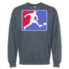 16x20 PRINT AREA Softstyle® Midweight Crewneck Sweatshirt Thumbnail