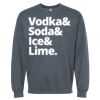 16x20 PRINT AREA Softstyle® Midweight Crewneck Sweatshirt Thumbnail