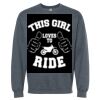 16x20 PRINT AREA Softstyle® Midweight Crewneck Sweatshirt Thumbnail