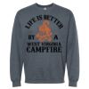 16x20 PRINT AREA Softstyle® Midweight Crewneck Sweatshirt Thumbnail
