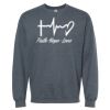 16x20 PRINT AREA Softstyle® Midweight Crewneck Sweatshirt Thumbnail