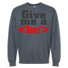 16x20 PRINT AREA Softstyle® Midweight Crewneck Sweatshirt Thumbnail