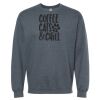 16x20 PRINT AREA Softstyle® Midweight Crewneck Sweatshirt Thumbnail