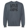 16x20 PRINT AREA Softstyle® Midweight Crewneck Sweatshirt Thumbnail