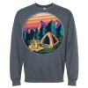 16x20 PRINT AREA Softstyle® Midweight Crewneck Sweatshirt Thumbnail