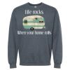 16x20 PRINT AREA Softstyle® Midweight Crewneck Sweatshirt Thumbnail