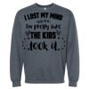 16x20 PRINT AREA Softstyle® Midweight Crewneck Sweatshirt Thumbnail