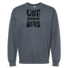 16x20 PRINT AREA Softstyle® Midweight Crewneck Sweatshirt Thumbnail