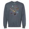 16x20 PRINT AREA Softstyle® Midweight Crewneck Sweatshirt Thumbnail
