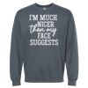 16x20 PRINT AREA Softstyle® Midweight Crewneck Sweatshirt Thumbnail