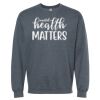 16x20 PRINT AREA Softstyle® Midweight Crewneck Sweatshirt Thumbnail