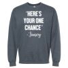 16x20 PRINT AREA Softstyle® Midweight Crewneck Sweatshirt Thumbnail