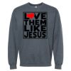 16x20 PRINT AREA Softstyle® Midweight Crewneck Sweatshirt Thumbnail