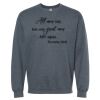 16x20 PRINT AREA Softstyle® Midweight Crewneck Sweatshirt Thumbnail