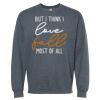 16x20 PRINT AREA Softstyle® Midweight Crewneck Sweatshirt Thumbnail
