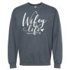 16x20 PRINT AREA Softstyle® Midweight Crewneck Sweatshirt Thumbnail