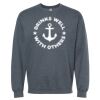 16x20 PRINT AREA Softstyle® Midweight Crewneck Sweatshirt Thumbnail