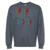 16x20 PRINT AREA Softstyle® Midweight Crewneck Sweatshirt Thumbnail