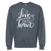 16x20 PRINT AREA Softstyle® Midweight Crewneck Sweatshirt Thumbnail