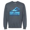 16x20 PRINT AREA Softstyle® Midweight Crewneck Sweatshirt Thumbnail